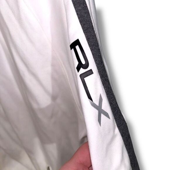 White Ralph Lauren RLX Full Zip Performance Track Jacket XXL - Picture 6 of 11